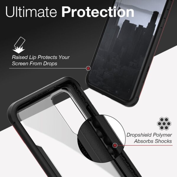 Carcasa X-Doria Defense Shield para Samsung Galaxy S20 roja - Imagen 8