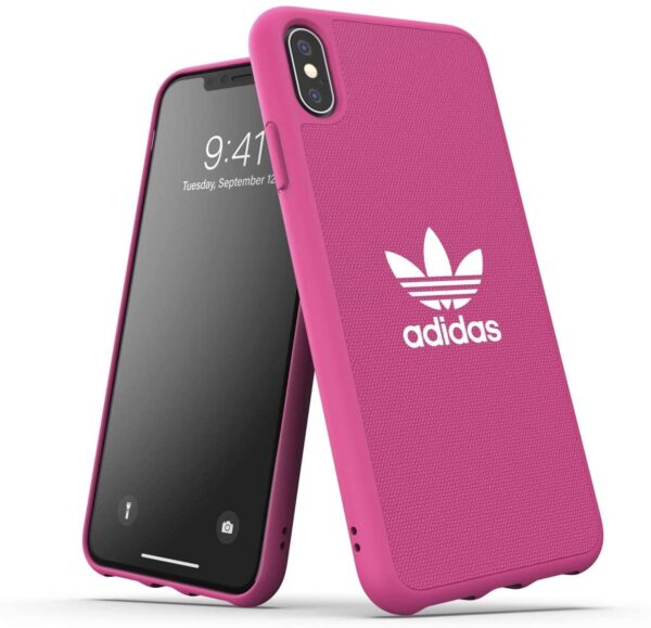 Carcasa Adidas Originals Basics para Apple iPhone XS MAX color rosa