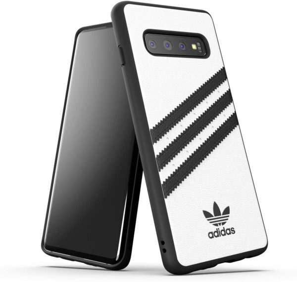 Carcasa Adidas Originals para Samsung Galaxy S10 color blanco/negro