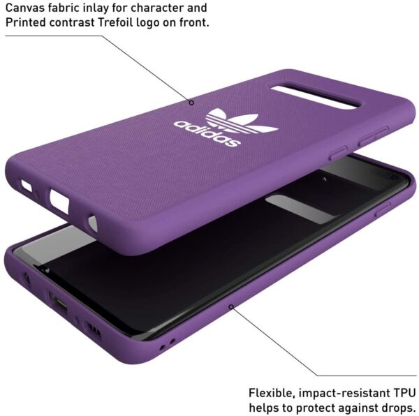 Carcasa Adidas Adicolor para Samsung Galaxy S10 Plus morada - Imagen 3