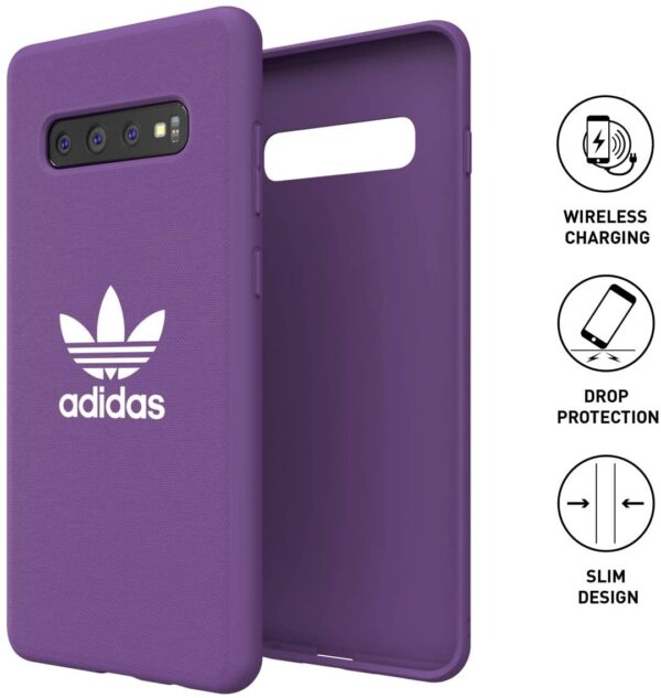 Carcasa Adidas Adicolor para Samsung Galaxy S10 Plus morada - Imagen 2