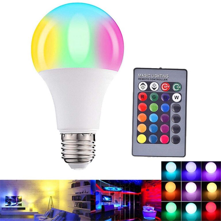 Bombilla LED RGB HuntGold 3W E27 16 colores