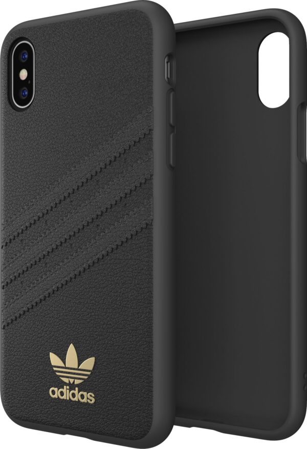 Carcasa Originals Adidas PU Premium FW19 para Apple iPhone Xs/X negra - Imagen 4