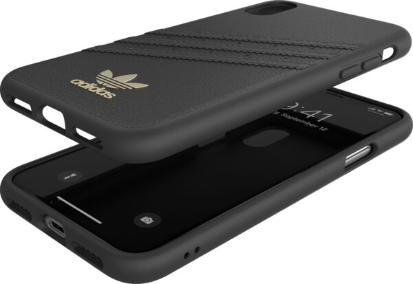 Carcasa Originals Adidas PU Premium FW19 para Apple iPhone Xs/X negra - Imagen 2