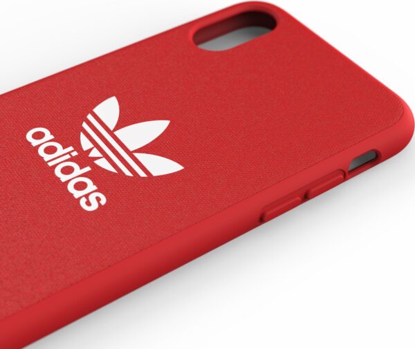 Carcasa Adidas Originals CANVAS FW19/SS21 para Apple iPhone Xs/X rojo - Imagen 2