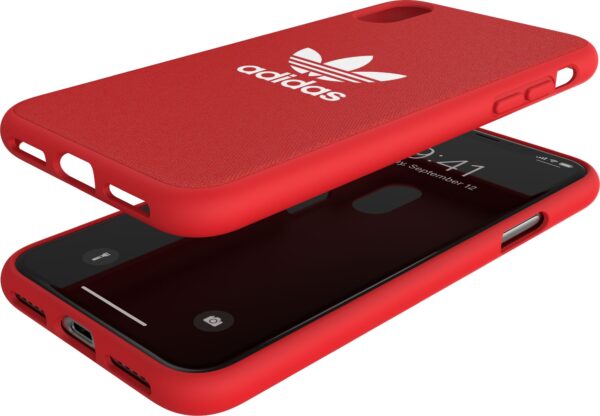 Carcasa Adidas Originals CANVAS FW19/SS21 para Apple iPhone Xs/X rojo - Imagen 3
