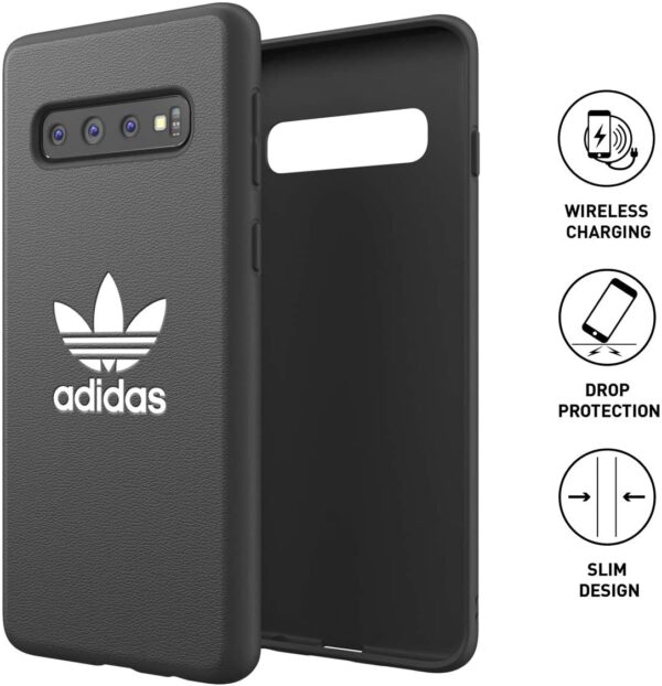 Carcasa Adidas Originals Basics para Samsung Galaxy S10 color negro - Imagen 2