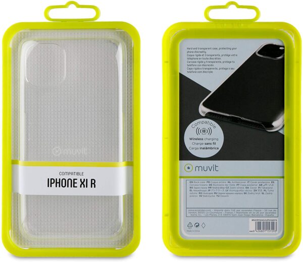Carcasa Muvit Cristal para Apple iPhone 11 transparente. - Imagen 3
