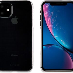 Carcasa Muvit Cristal para Apple iPhone 11 transparente.