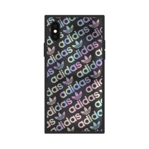 Carcasa original Adidas Originals SQUARE FW19 para Apple iPhone X/Xs Negro