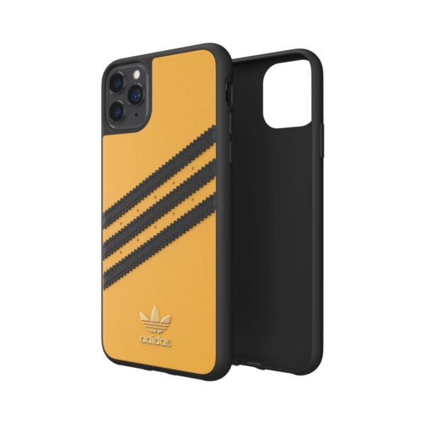 Carcasa Adidas 3 rayas Samba SS20 para Apple iPhone 11 Pro Max Dorado/Negro - Imagen 7