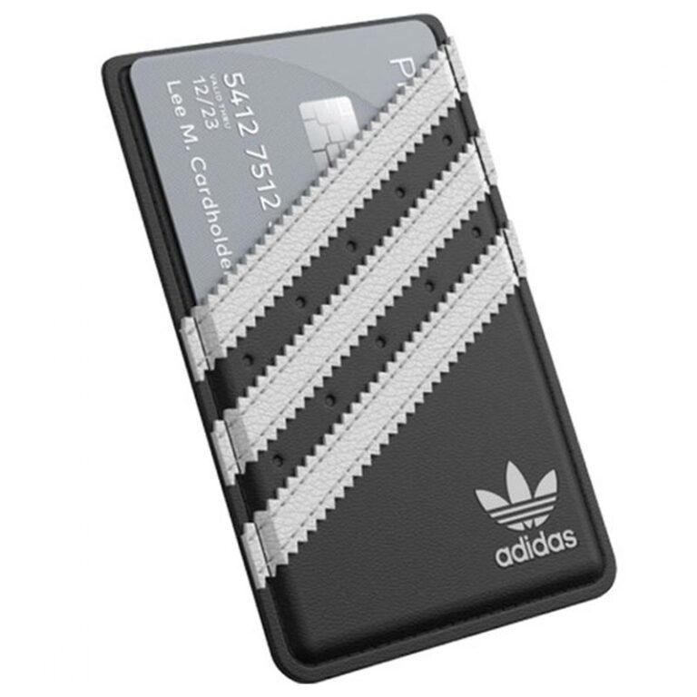 Tarjetero Adidas universal para todos los smartphones Blanco/Negro logo Adidas