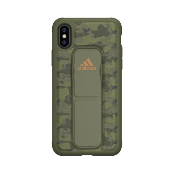 Carcasa Adidas SP Grip CAMO para Apple iPhone X/Xs color camuflaje oliva. - Imagen 2
