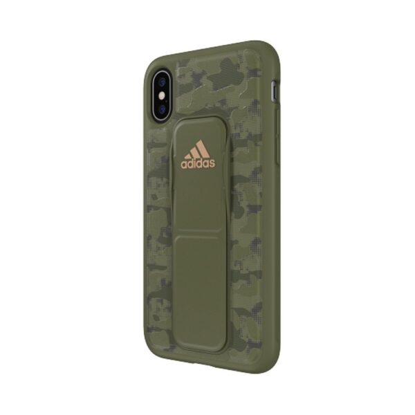 Carcasa Adidas SP Grip CAMO para Apple iPhone X/Xs color camuflaje oliva. - Imagen 3