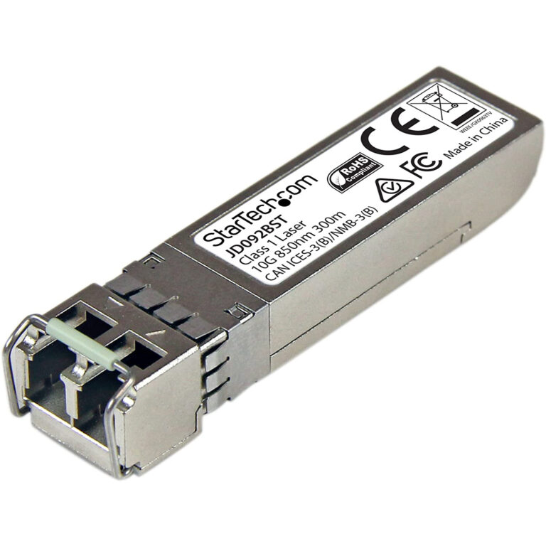 Módulo Transceptor Startech SFP+ JD092BST Compatible JD092 10GBASE-SR