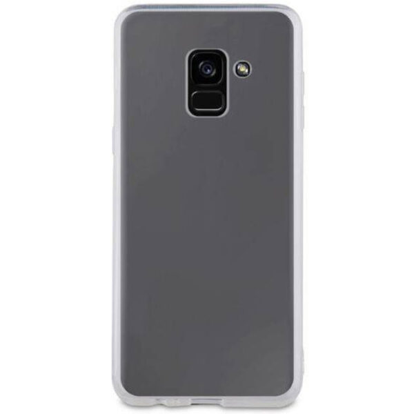 Carcasa Muvit Cristal Soft para Samsung Galaxy A8 (2018) transparente.
