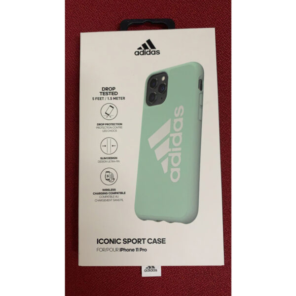 Carcasa original Adidas Iconic Sport para Apple iPhone 11 Pro verde