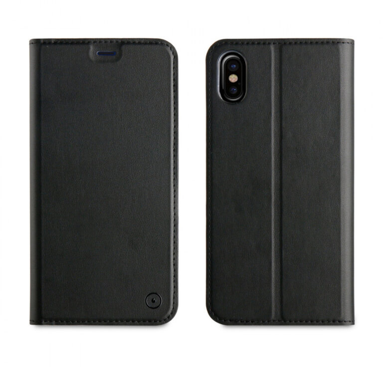 Funda Folio Muvit para Apple iPhone Xs/X función soporte negra