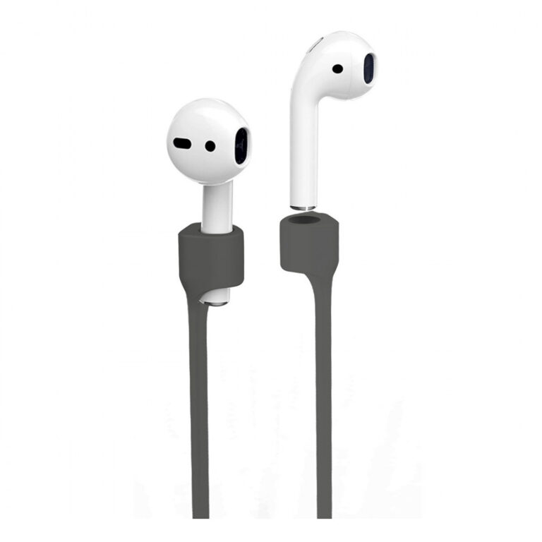 Puro colgante silicona Apple Air pods gris