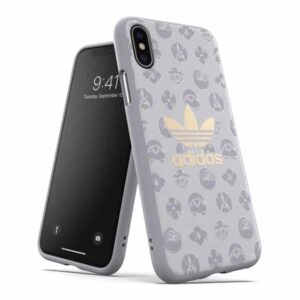Carcasa original Adidas Originals SHIBORI FW19 para Apple iPhone X/Xs Blanco