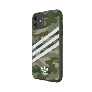 Carcasa Adidas 3 rayas Sambarose para Apple iPhone 11 camuflaje verde