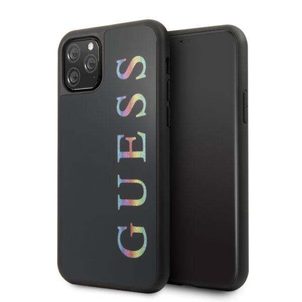 Carcasa Guess para Apple iPhone 11 Pro PC+TPU negra-tornasol. - Imagen 5