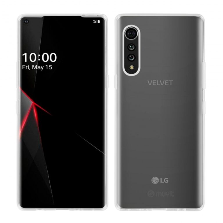 Funda Muvit for Change para LG Velvet recycletek transparente