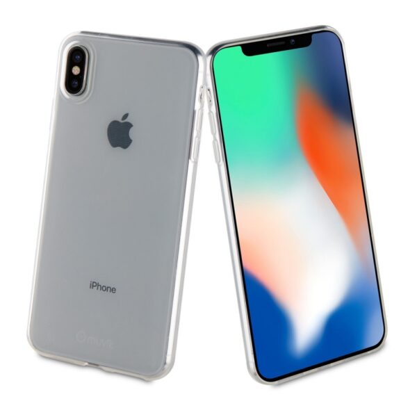 Carcasa Muvit Cristal Soft para Apple iPhone XS Max transparente - Imagen 2