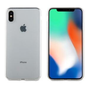 Carcasa Muvit Cristal Soft para Apple iPhone XS Max transparente