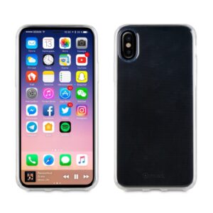 Funda Muvit Cristal Soft para Apple iPhone Xs/X ultra fina transparente (NUEVO)