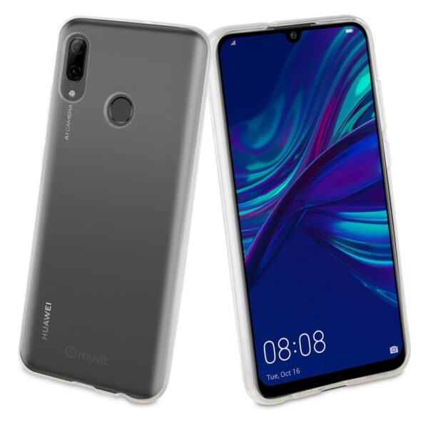 Carcasa Muvit Cristal Soft para Huawei P Smart 2019 transparente. - Imagen 2