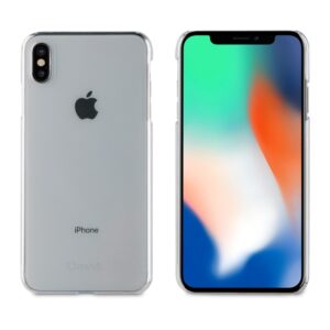 Pack Muvit Apple iPhone XS Max carcasa Cristal transparente+protector pantalla