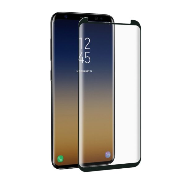 Protector de pantalla Muvit para Samsung Galaxy S9 vidrio templado curvo.
