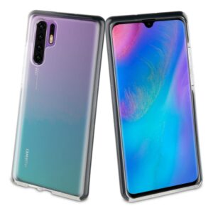 Funda Tiger Muvit Soft Huawei P30 Pro shockproof 2m transparente + borde negro