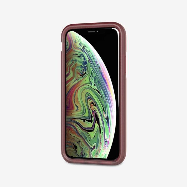 Carcasa Tech21 Evo Luxe para Apple iPhone X/Xs rojo. - Imagen 4