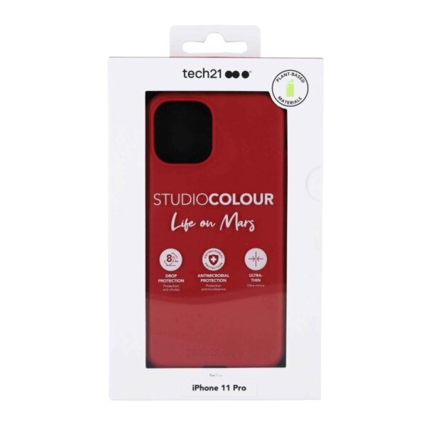 Carcasa Tech21 Pure Clear Apple iPhone 11 Pro roja Usada. - Imagen 7