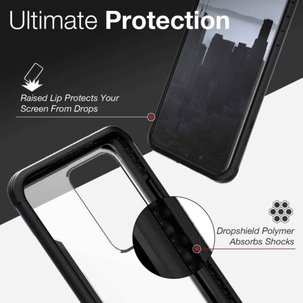 Carcasa X-Doria Defense Shield para Samsung Galaxy S20 Ultra negra - Imagen 6