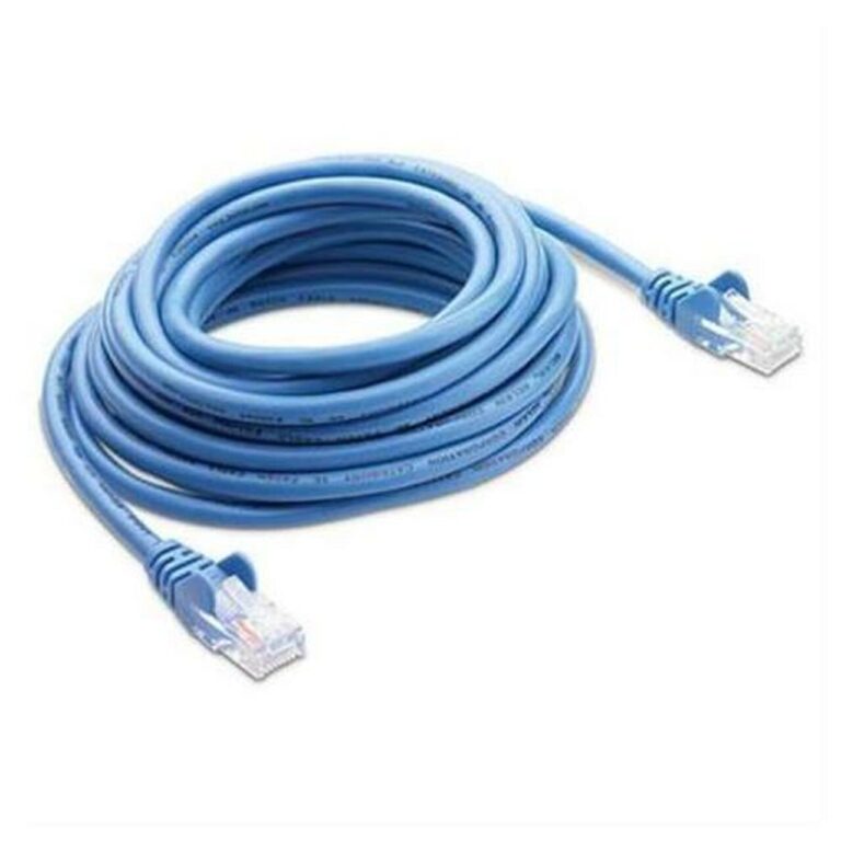 Cable de red Belkin A3L791cp10MBLHS CAT5e RJ45 10m color azul.