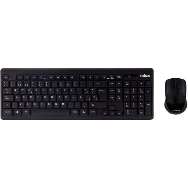 Combo Nilox Teclado + Ratón Inalámbrico español (ñ)