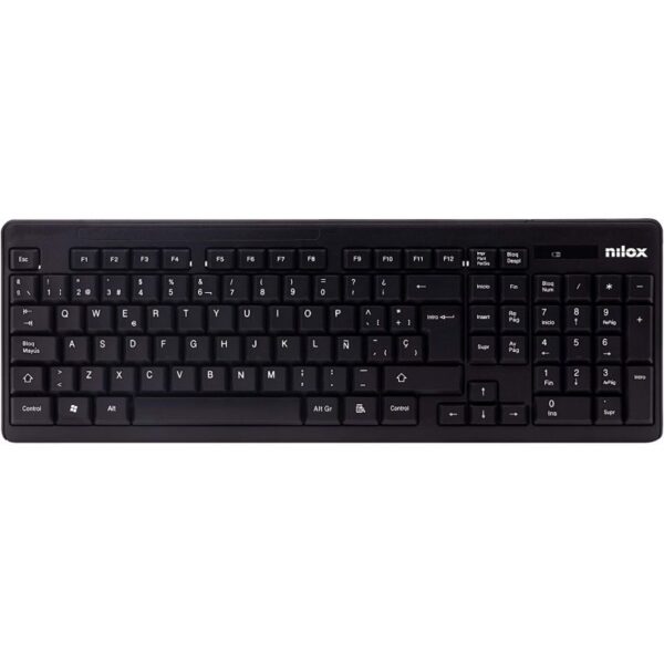 Nilox Teclado Inalámbrico español (ñ) **Solo teclado y receptor** - Imagen 2