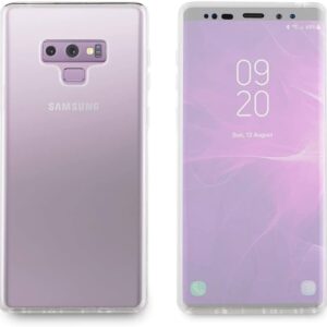 Carcasa Muvit Cristal Soft 360 para Samsung Galaxy Note 9 transparente.
