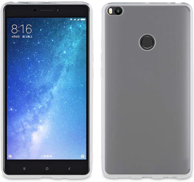 Carcasa Muvit Cristal Soft para Xiaomi Mi Max 2 transparente.