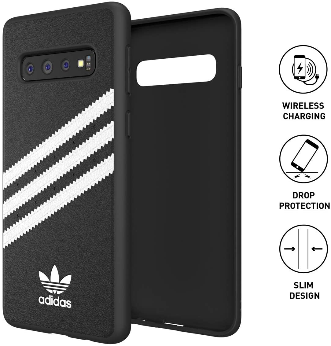 Funda Original Adidas Originals Molded PU para Samsung Galaxy S10 Negro/Blanco - Imagen 2