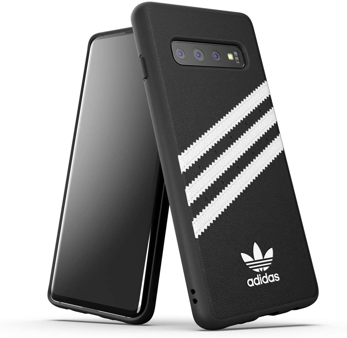 Funda Original Adidas Originals Molded PU para Samsung Galaxy S10 Negro/Blanco
