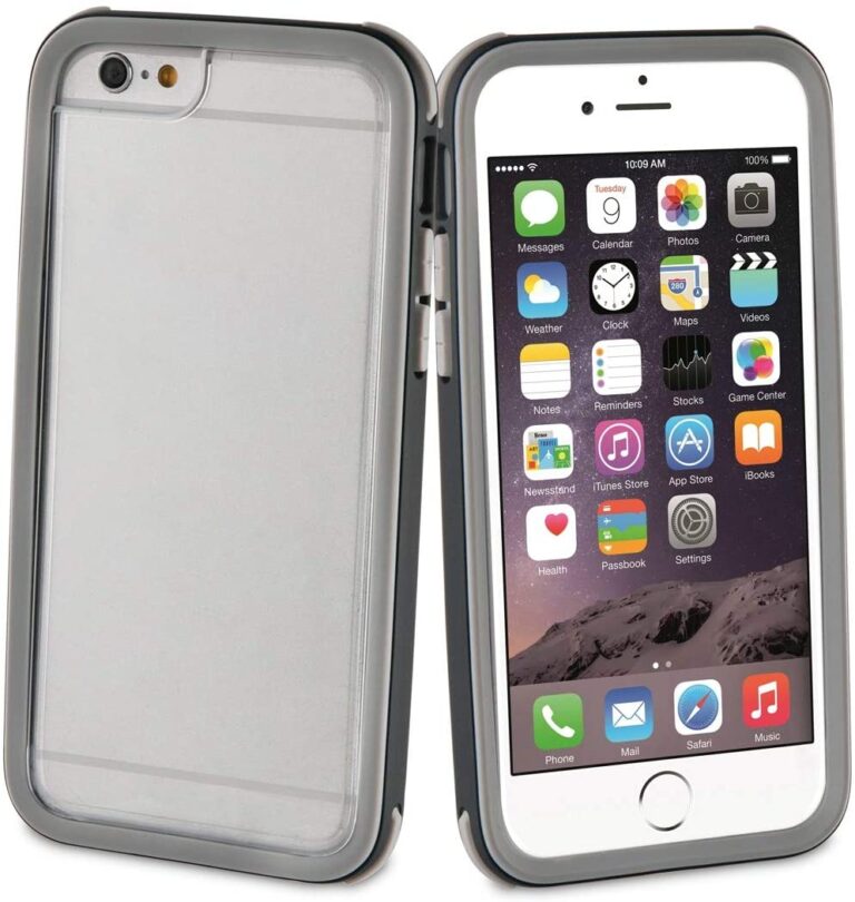 Carcasa Muvit Pro Tipo Bumper para Apple iPhone 6+/6S + Negro.