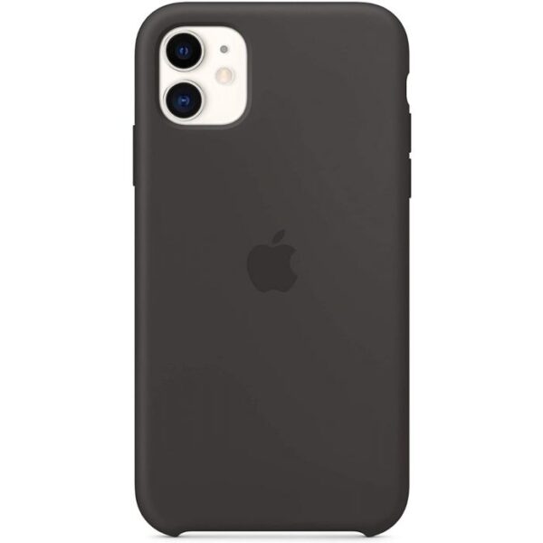 Funda Original Apple Silicona para Apple iPhone 11 negra - Imagen 2