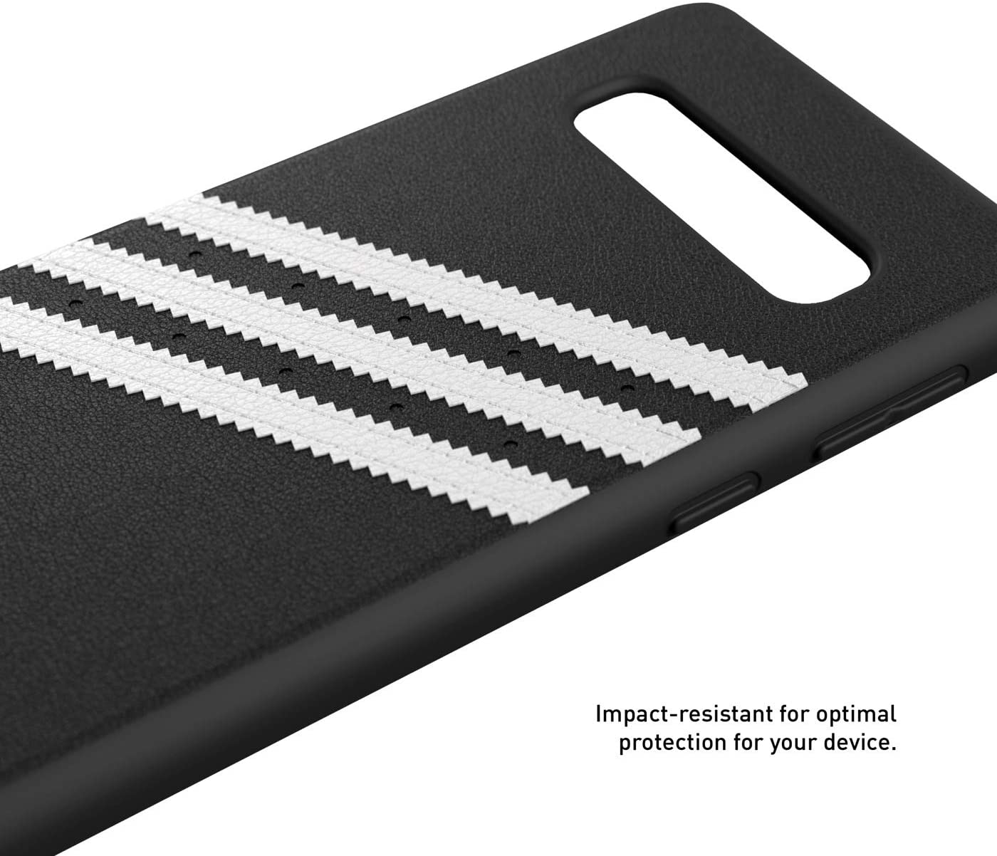 Funda Original Adidas Originals Molded PU para Samsung Galaxy S10 Negro/Blanco - Imagen 5