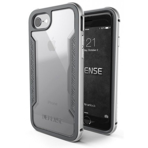 Carcasa Xdoria Defense Shield Apple iPhone 7 / 8 plateada