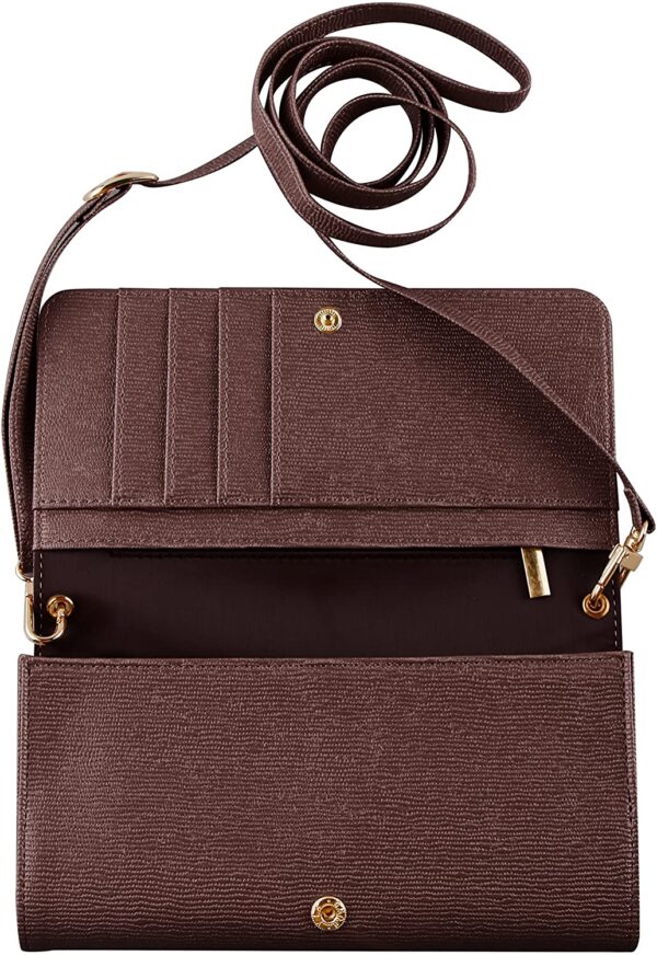 Muvit Life MLCUN0002 Funda para teléfono móvil 15,2 cm (6'') Bolso Borgoña. - Imagen 2