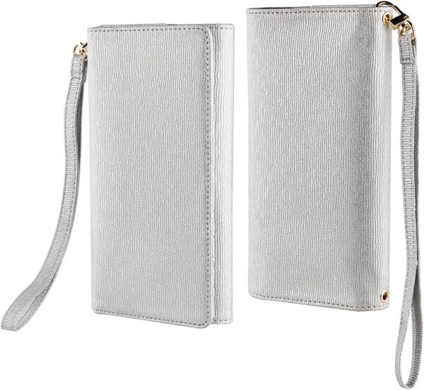 Muvit Life MLCUN0003 Funda para teléfono móvil 15,2 cm (6'') Bolso Plata.